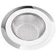 thumbnail image 1 of Stainless Steel Kitchen Sink Strainer/Drain/Basin Basket Filter, for Kitchen Sink/Bathroom Bathtub Wash basin Floor drain balcony Drain Hole (Approx. 9.5cm), Pack of 1, 1 of 3
