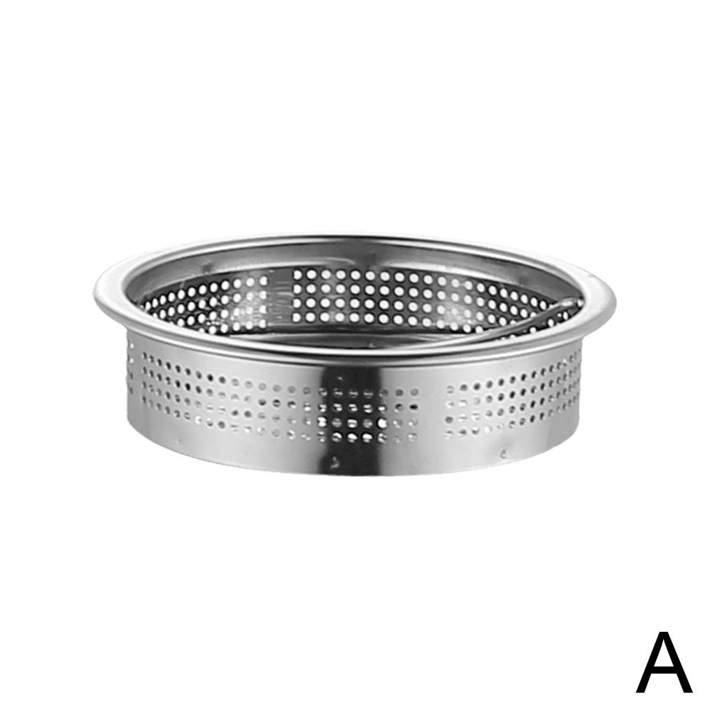 Stainless Steel Kitchen Sink Strainer Waste Plug Drain Stopper Filter Basket I6U1