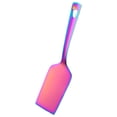 thumbnail image 1 of Stainless Steel Kitchen Spatula, 10 Inch Solid Turner for Flipping, Titanium Plated Barbecue Spatula, Metal Cooking Turner for Griddle, Nonstick Cookware Safe Spatula, Square Slotted Turner, 1 of 4