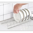 thumbnail image 1 of Stainless Steel Kitchen Storage Drain Rack Countertop Dish Organizer Multi-Function Plate Storage Shelf, 1 of 6