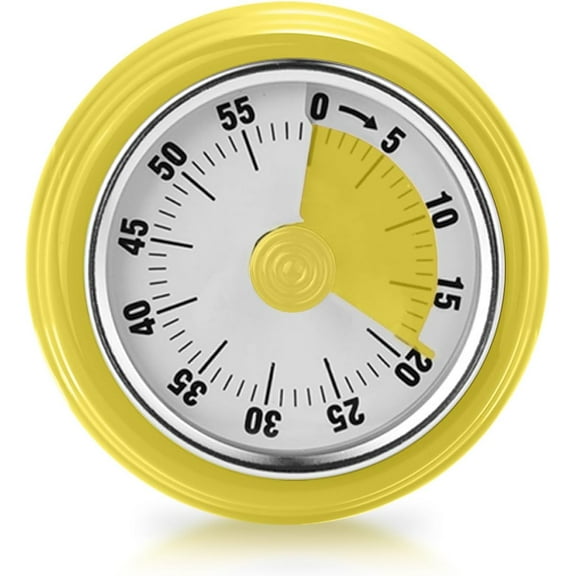 Stainless Steel Kitchen Timer With Magnet, Mechanical Timer Baking Reminder Timer, Kitchen Timers With Loud Ringer Magnet Metal, Kitchen Timers For Cooking Stainless