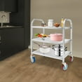 thumbnail image 1 of Stainless Steel Kitchen Trolley Cart with 3 Tiers, 420lbs Capacity,&nbsp; Wheels, Easy Mobility and Storage Solution, 1 of 5