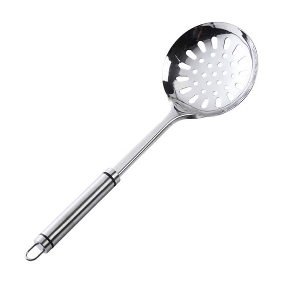 Stainless Steel Kitchen Utensil Set | 1-Piece Non-Scratch Cookware Tools with Spatula, Turner, Skimmer & Slotted Spoon for Non-Stick Pans