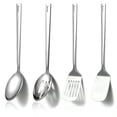 thumbnail image 1 of Stainless Steel Kitchen Utensils Set 4pcs Cooking Utensils Set Kitchen Tools Spatulas Set Cooking Spoons Home Essentials Kitchen Gadgets Accessories, 1 of 7