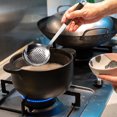 thumbnail image 1 of Stainless Steel Kitchen Utensils with Wood Handle - Cooking Spatula Soup Spoon Colander Strainer Frying Turner Household Cooking Tool - Birch Handle Kitchen Gadgets for Home Cooking, 1 of 4