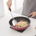 thumbnail image 1 of Stainless Steel Kitchen Utensils with Wood Handle - Cooking Spatula Soup Spoon Colander Strainer Frying Turner Household Cooking Tool - Birch Handle Kitchen Gadgets for Home Cooking, 1 of 3