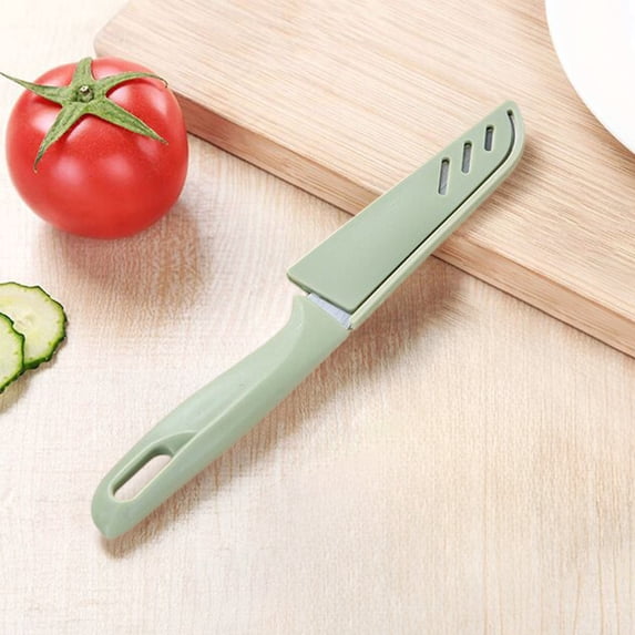 Stainless Steel Knife, Vegetable and Fruit Knife with Sheath Cover, Kitchen Paring, Small Knife for Kitchen Outside Picnic, Rust Proof Stain Knife for Cooking, Peeling and Dicing