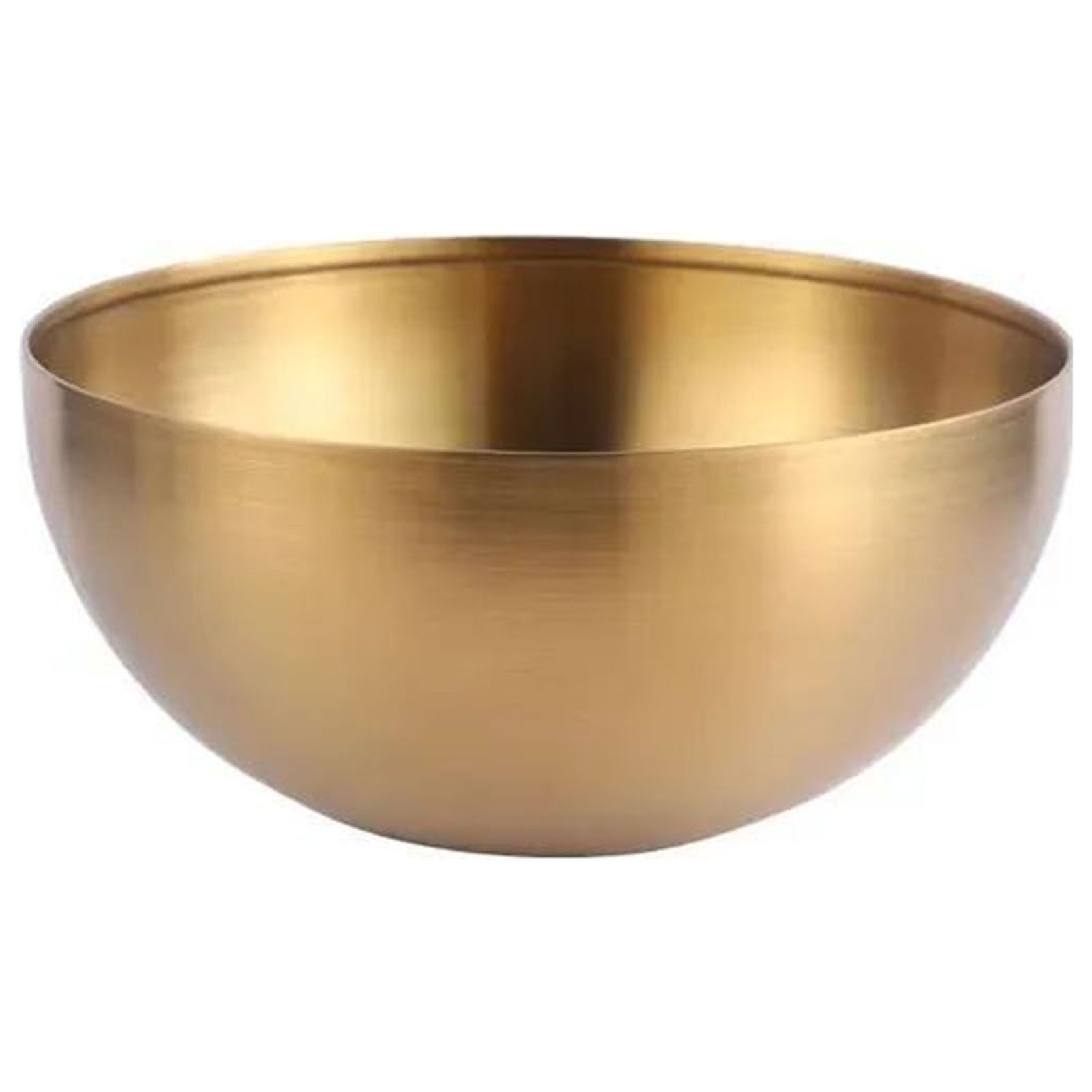 Stainless Steel Korean Salad Bowl Safe Modern Design with Rounded Edge, Smooth Surface, Stain