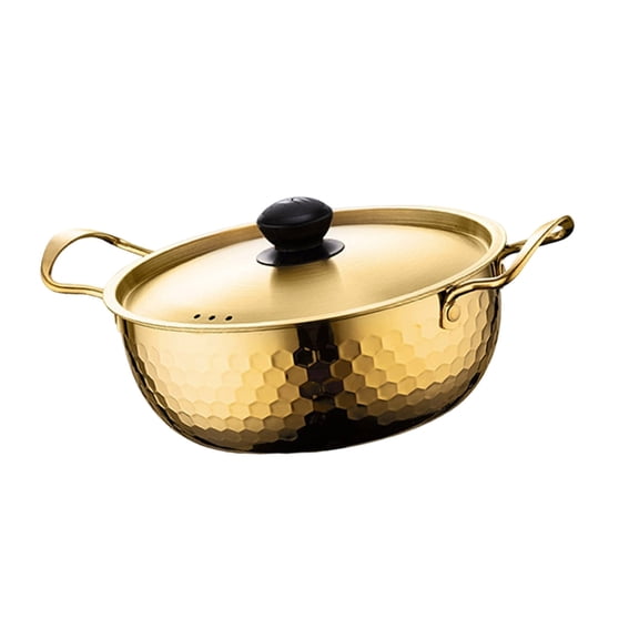 Stainless Steel Korean Soup Pot Corrosions Resistant Easy Maintenance Cookware