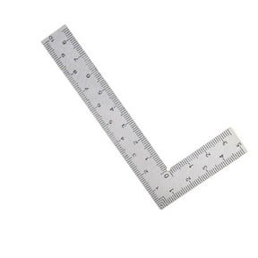 Stainless Steel L Shape Square Ruler Metal Square Woodworking Measurements Tool