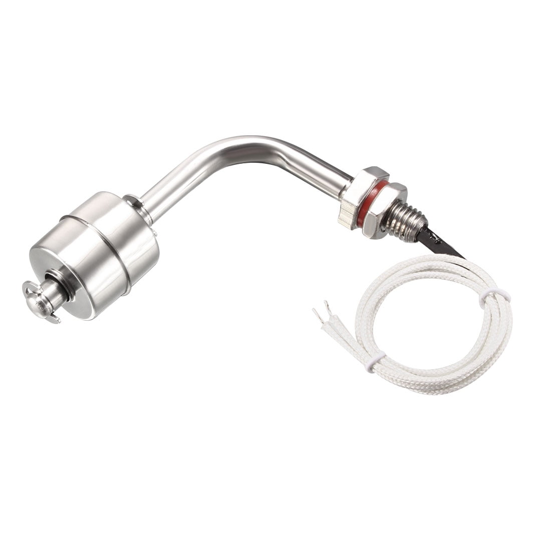 Stainless Steel L Shaped Float Switch M10 26mm Dia Fish Tank Water