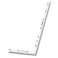 Stainless Steel L Square Ruler 90 Degree Measuring Tool with Clear ...