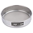 thumbnail image 1 of Stainless Steel Laboratory Sieve, 8-Inch Diameter with Mesh Sizes from 60, Pharmacopoeia-Grade Test Sieve for Quality Control, Ideal for Scientific And Pharmaceutical , A Sample Sieve, 1 of 4