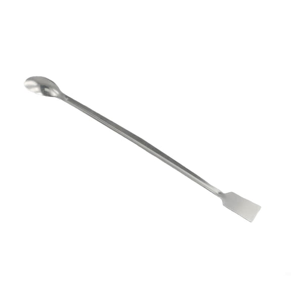 Stainless Steel Laboratory Spatula, 7.9in Double Ended Scoop with Square Tip, Medical Grade Chemical Stirring Tool