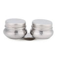 Stainless Steel Large Double Palette Cup Oil Paint Megilp Turpentine