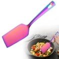 thumbnail image 1 of Stainless Steel Lasagna Server, 10.2 inch Multi-Uses Spatula Cake Server, Pie Server Spatula, Cake & Pancakes Cutter Serving Spatulas, Ergonomic Handle, Mirror Polish & Dishwasher Safe,Purple, 1 of 4
