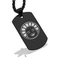 thumbnail image 1 of Stainless Steel Laughing Buddha Good Luck Charm Dog Tag Pendant Necklace, 1 of 3