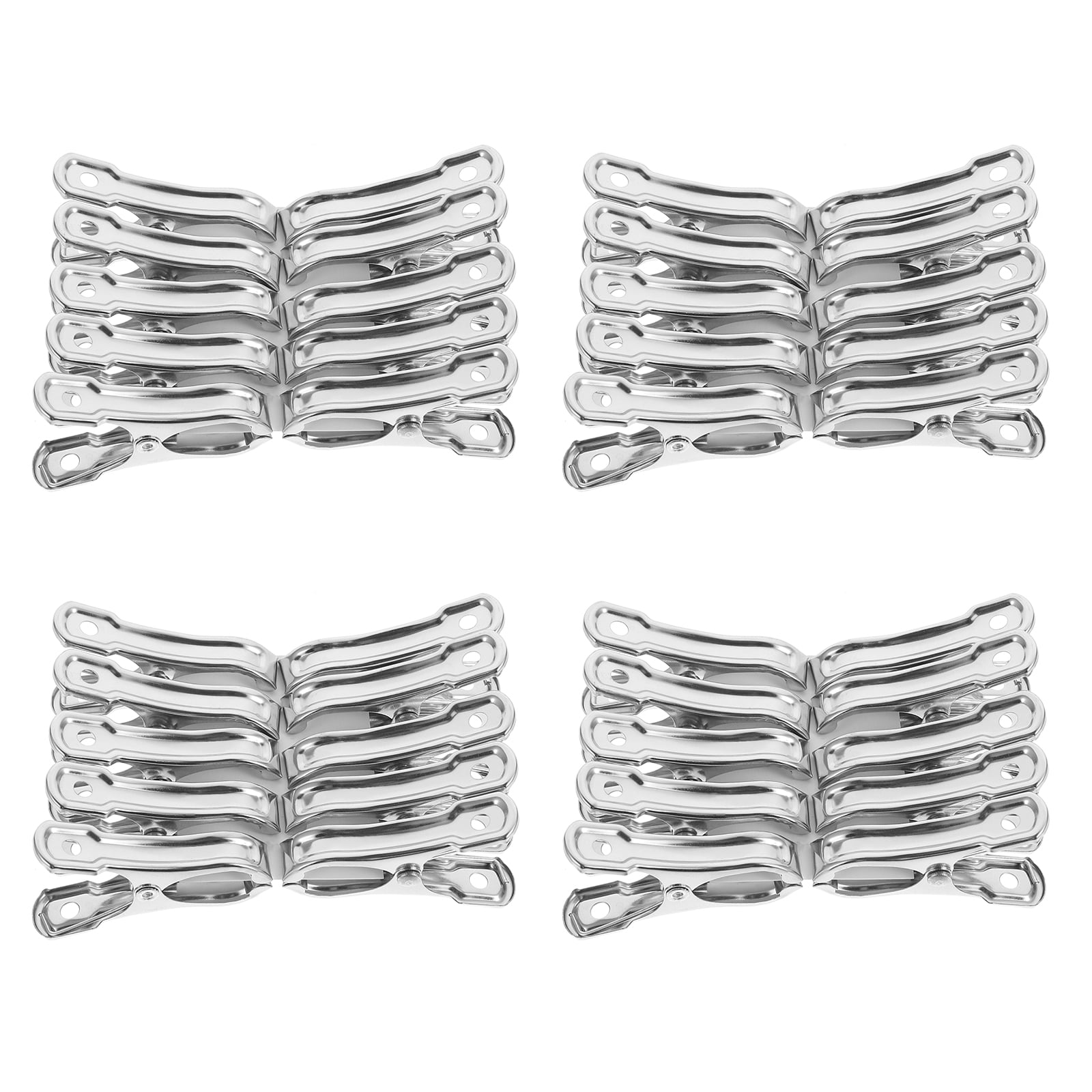 Stainless Steel Laundry Clips 40pcs 5cm Heavy Duty Metal Clothes
