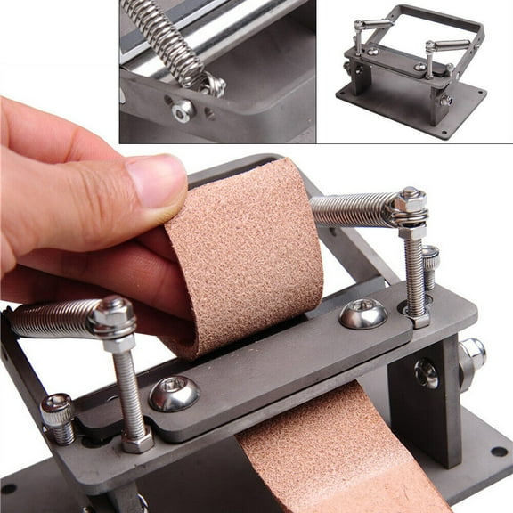 Stainless Steel Leather Peeling Machine Splitter Manual Leather Skiver Peeler