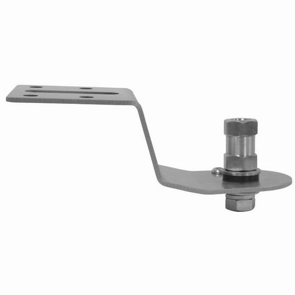 Stainless Steel Left Side Antenna Fender Mount for 2011 & 2012 F350 & 2012 F250 Ford Pick-Up Trucks