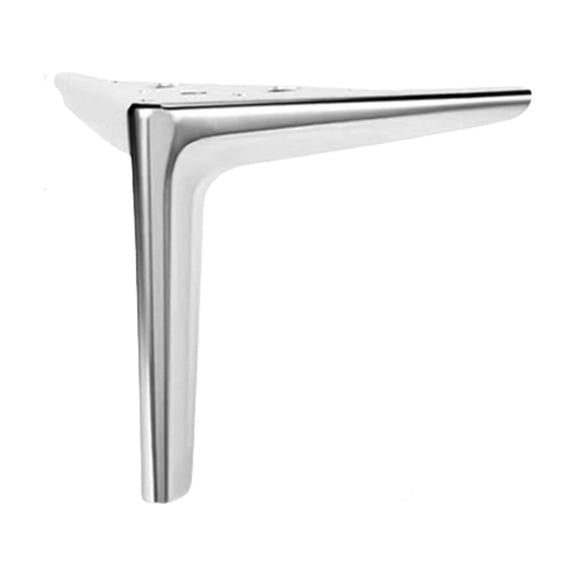 Stainless Steel Legs for Furniture Metal Furniture Feet, Modern Style Replacement Sofa Legs, Short Cabinet Legs with Non Slip Rubber Pads 5" 6" 7" -Waterproof Rust-Proof,1Pc,5"Sliver