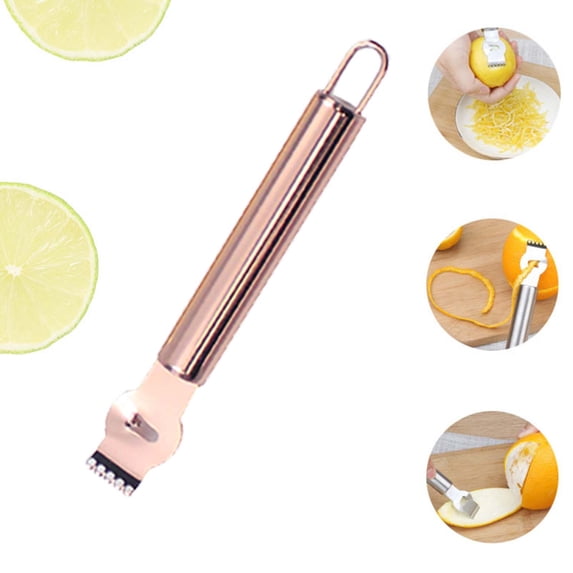 Stainless Steel Lemon Zester and Grater for Baking and Cooking 1-Piece