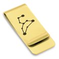 thumbnail image 1 of Stainless Steel Leo (Lion) Astrology Constellation Classic Slim Money Clip Credit Card Holder, 1 of 2