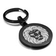 thumbnail image 1 of Stainless Steel Leo Zodiac (Lion) Round Medallion Keychain Circle Ring, 1 of 2