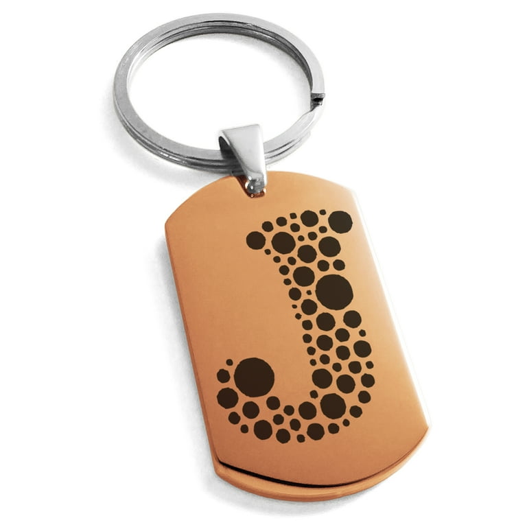Photo engraved dog tag keychain online