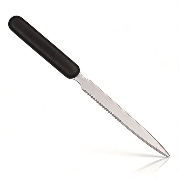 1pc Stainless Steel Letter Opener, Envelope Slitter with Comfortable Grip Handle