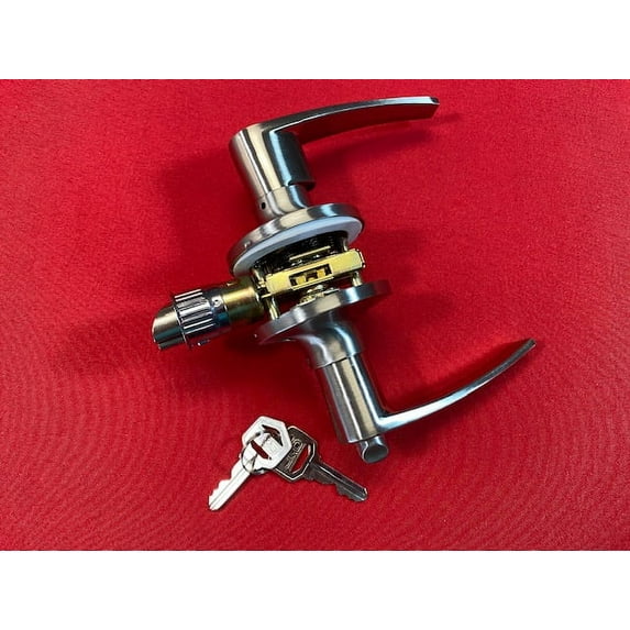 Stainless Steel Lever Handle Exterior Lock for Mobile Home Doors