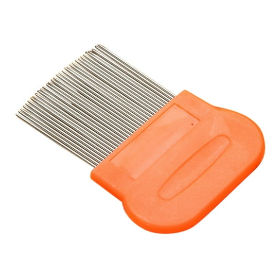 Hair Brush Lice Terminator Stainless Steel Fine Comb for Egg Removal and Hair Care