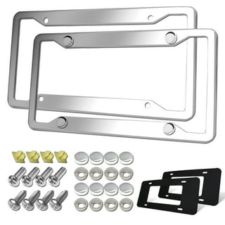 VIP Black Mirrored Embossed Aluminum License Plate US Made Car Truck Auto Tag VIP Black Mirrored Embossed Aluminum License Plate US Made Car Truck Auto Tag
