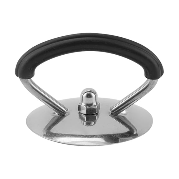 Stainless Steel Lid Handle for Cookware – Ergonomic Design, Non-Slip Grooves, Durable Construction, Perfect for Home Cooking, Outdoor Camping, and Meal Preparation