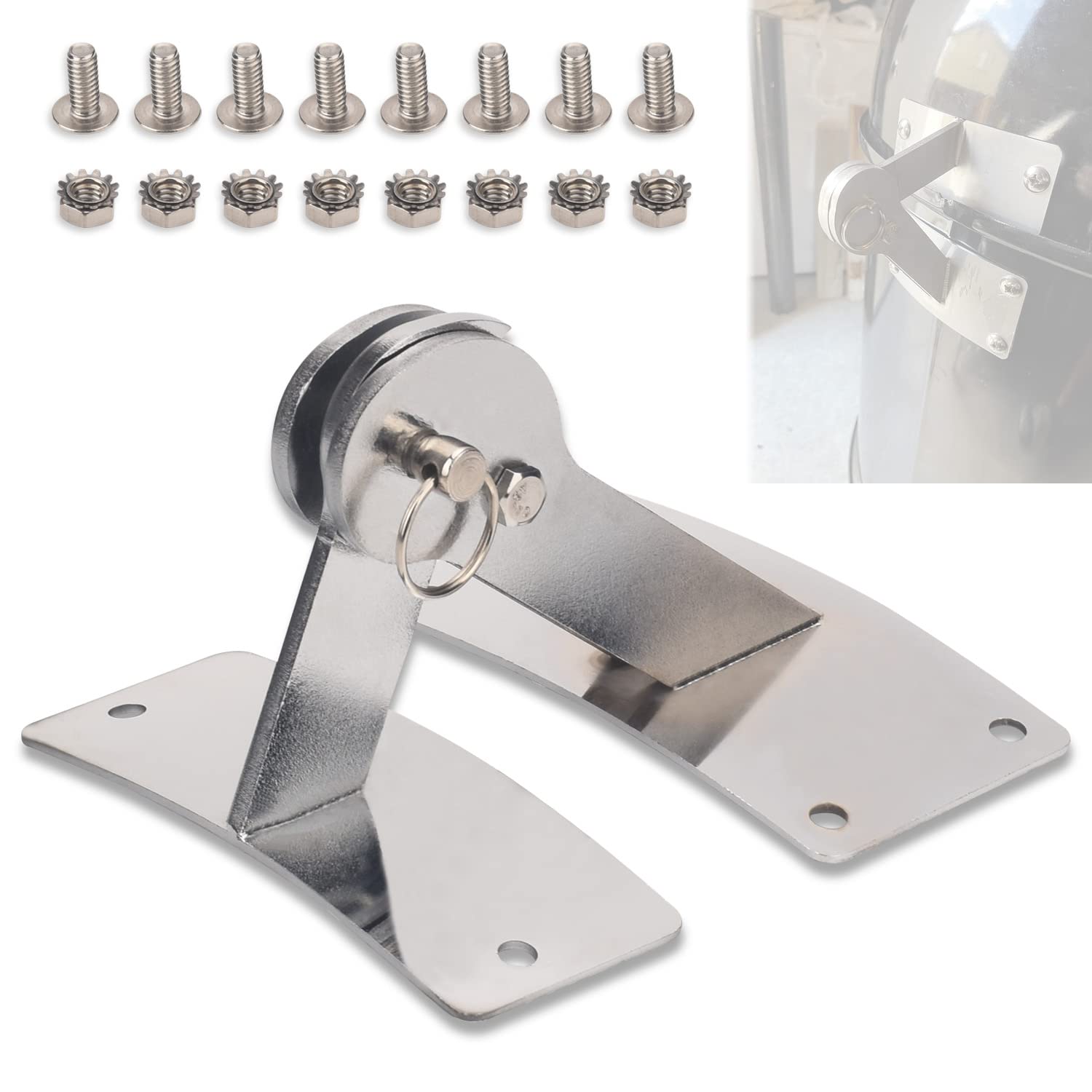 Stainless Steel Lid Hinge for er Smokey Mountain Grills 18.5" 22.5