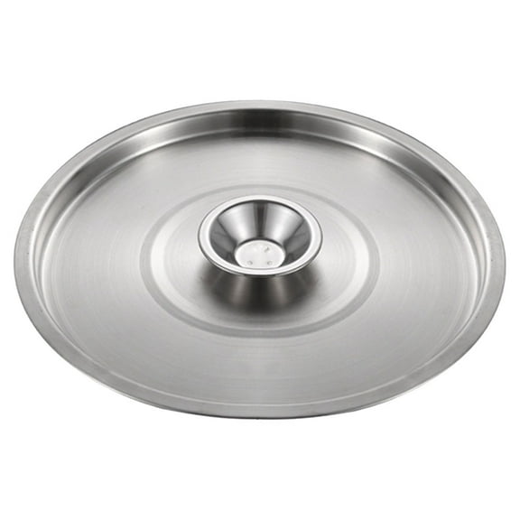 Stainless Steel Lid Pot Metal Lid Bowl Covering Reusable Pot Lid Multipurpose Lid