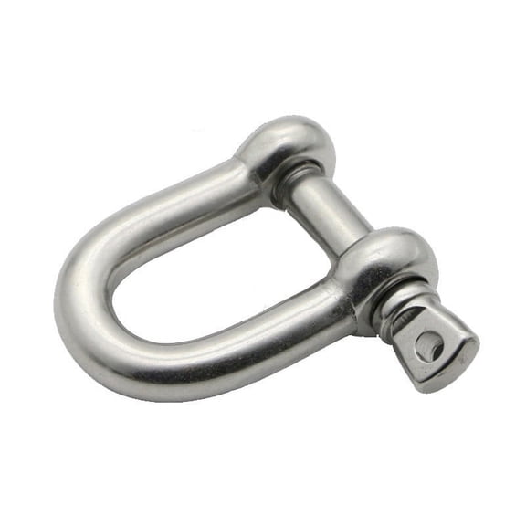Stainless Steel Lifting Towing Bow D Link Rigging Shackles Marine 5mm - 10mm