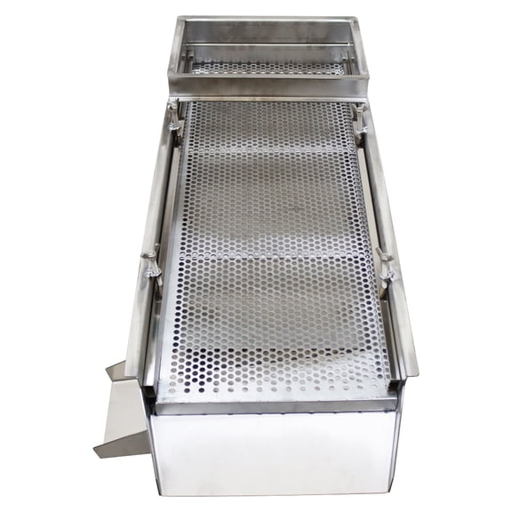 Stainless Steel Linear Vibrating Screen JG30-75 Single-layer Rectilinear Screen with 8mm Mesh