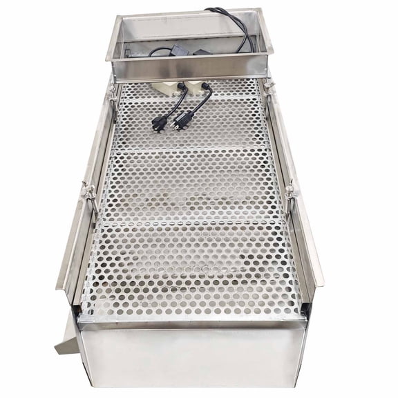 Stainless Steel Linear Vibrating Screen JG40-95 Single-layer Rectilinear Screen with 12mm Mesh