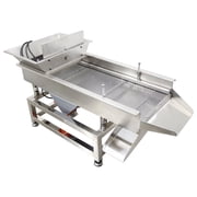 Stainless Steel Linear Vibrating Screen Linear Sieve Vibrating Sieve Sifter with 6mm Mesh