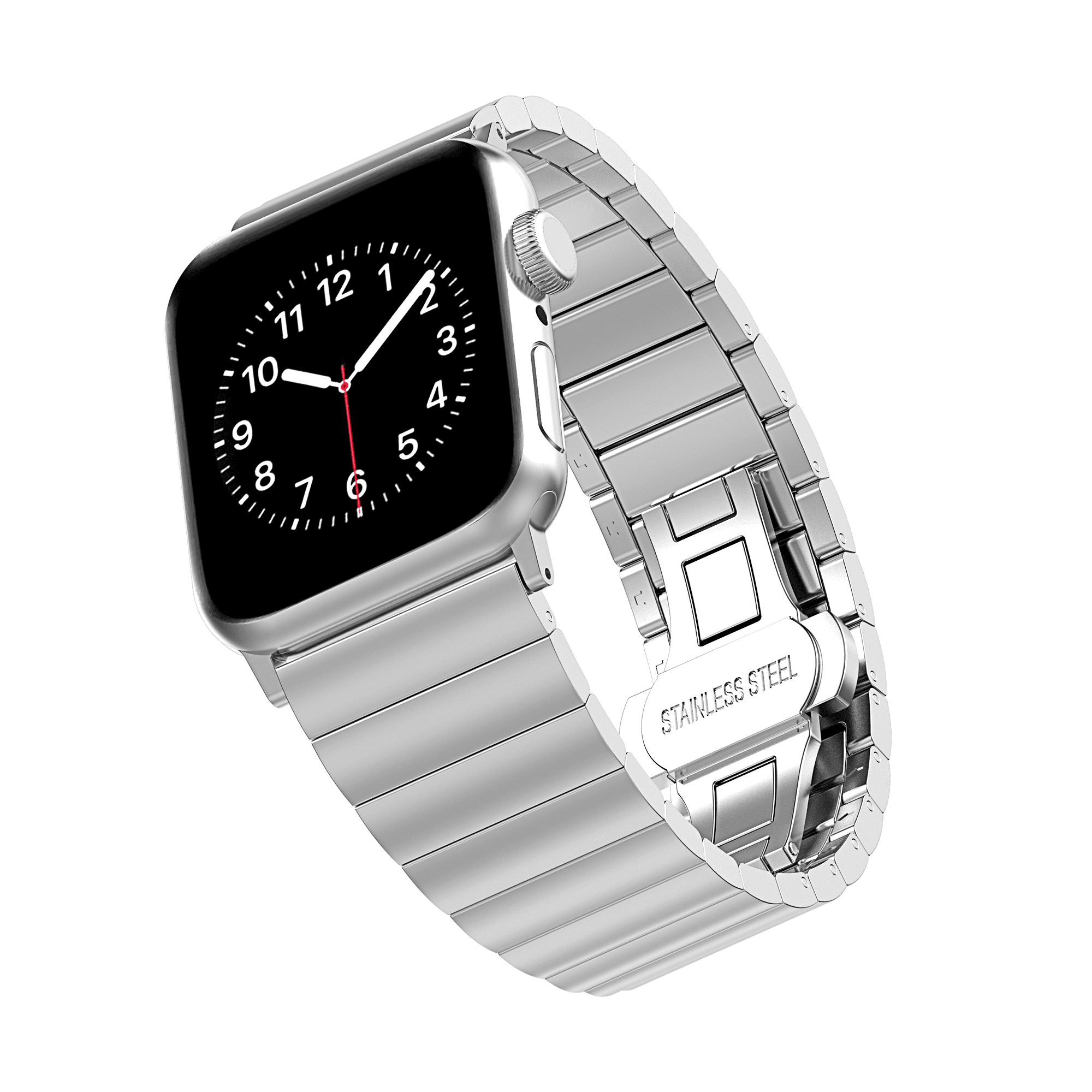 Scallop Link Stainless Steel Bracelet 42/44/45mm Band For Apple Watch®