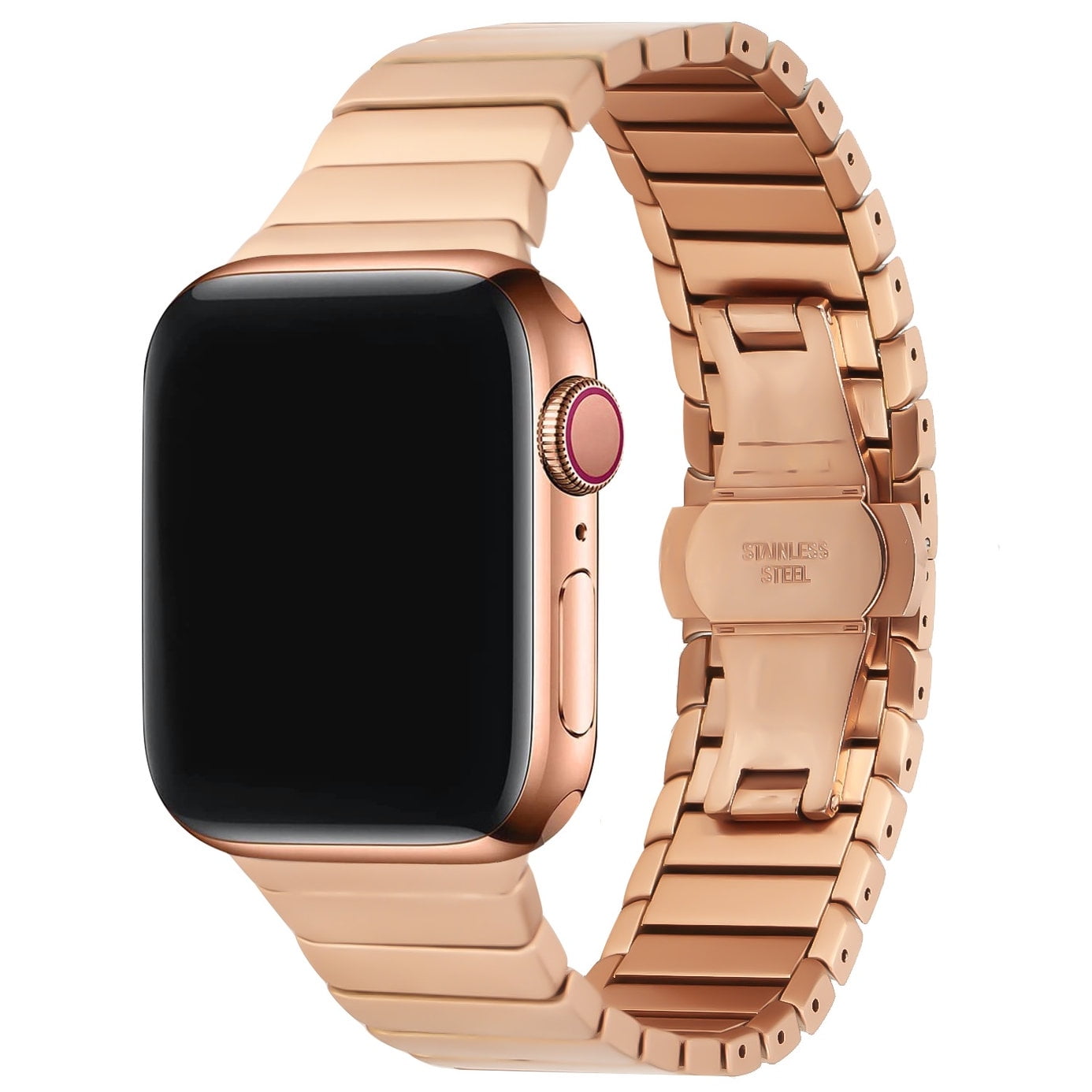 Stainless Steel Link Band for Apple Watch 41mm / 40mm / 38mm Rose