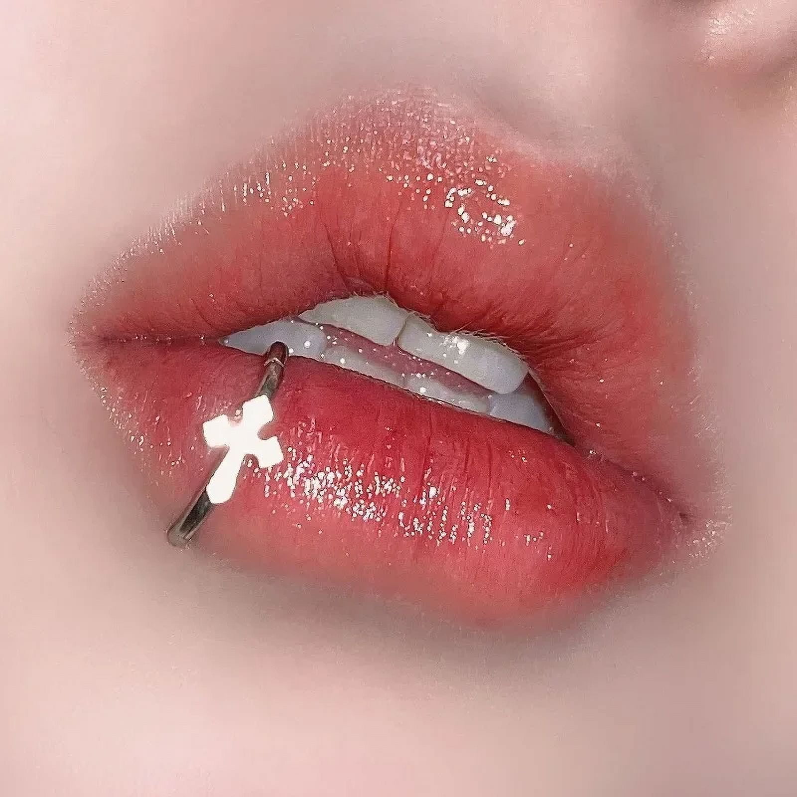 Stainless steel lip rings deals