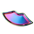 thumbnail image 1 of Stainless Steel Lip Shaped Jewelry Tray Home Metal Tray Jewelry Storage Tray, 1 of 8