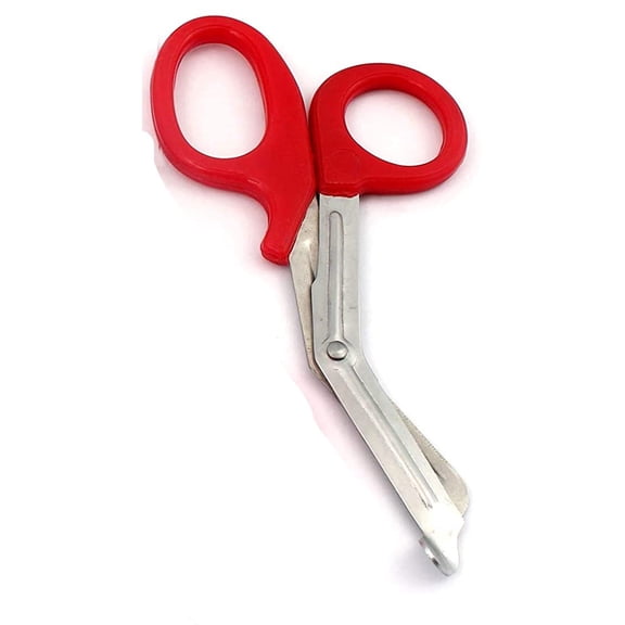 MT Stainless Steel Trauma Bandage Shears, EMT EMS, 7.25 inch, Red