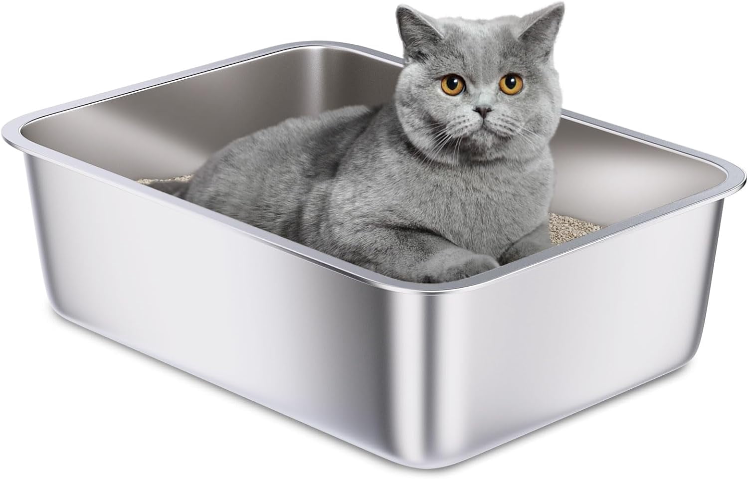 Photo inspiration: Colloidal Silver Guinea Pig Litter Box Deodorizer Reference: Stainless Steel Litter Box For Kitten 15 7 11 8