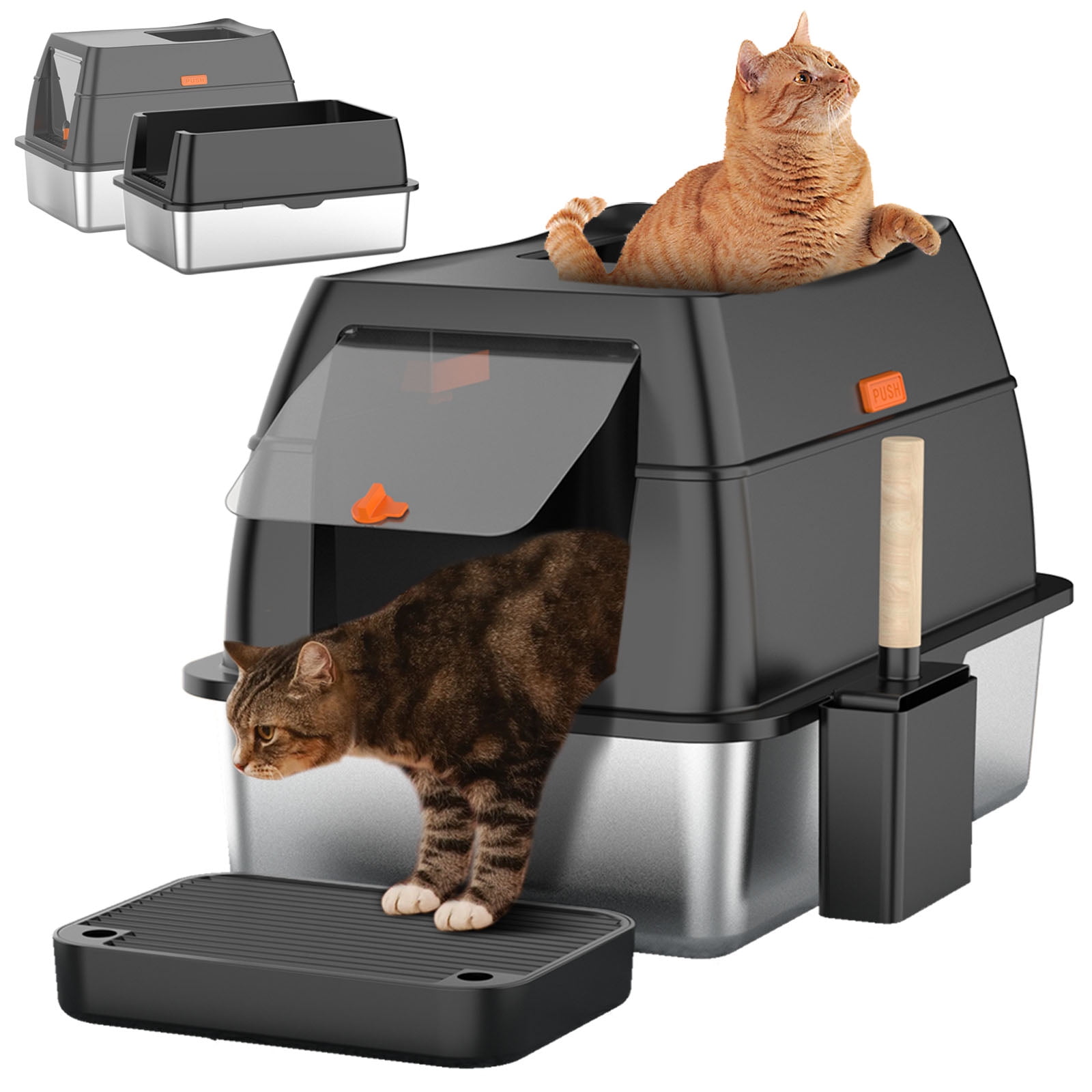 Large disposable litter box best sale