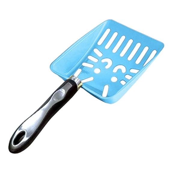 Stainless Steel Litter Ergonomic Cat Waste Removal Tool with Efficient Sifting Design for Easy Clump