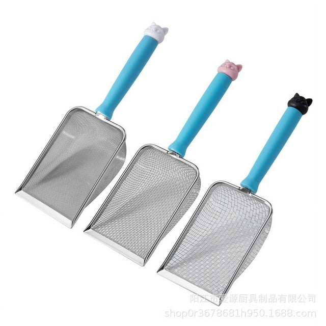 Stainless Steel Litter Shovel Metal Cat Litter Scoop Stainless Steel