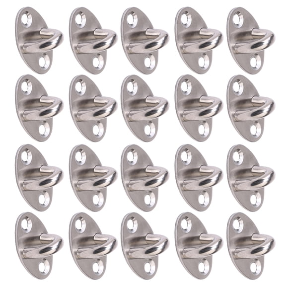 20PCS Heavy Duty Stainless Steel Load Bearing Hooks Fixed Pull for Storage, Thickened Set for Home and Garage Organization